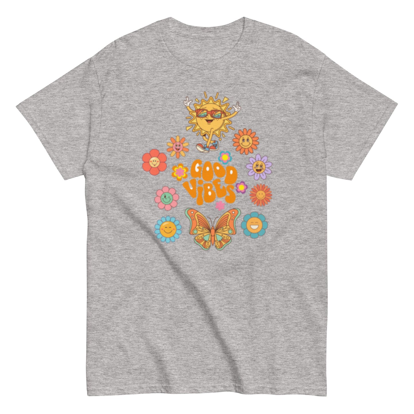 Good Vibes T-Shirt – Retro Sommer Unisex Design - SprücheKüche - Druckfrisch & frech