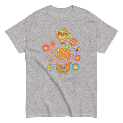 Good Vibes T-Shirt – Retro Sommer Unisex Design - SprücheKüche - Druckfrisch & frech