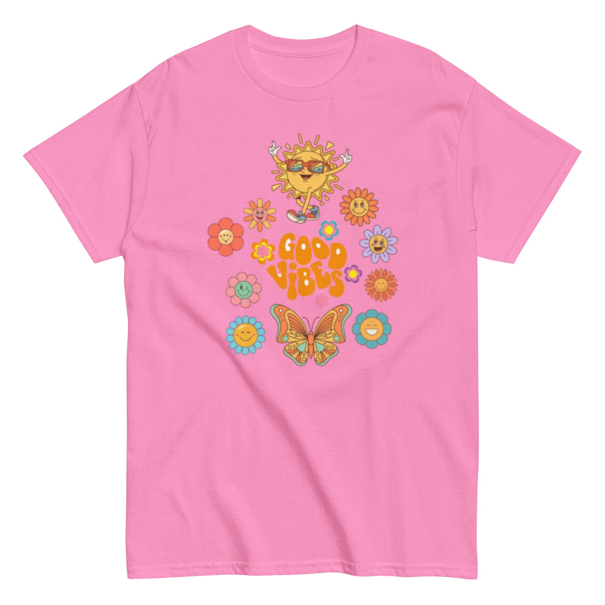 Good Vibes T-Shirt – Retro Sommer Unisex Design - SprücheKüche - Druckfrisch & frech