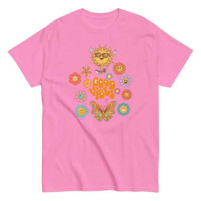 Good Vibes T-Shirt – Retro Sommer Unisex Design - SprücheKüche - Druckfrisch & frech