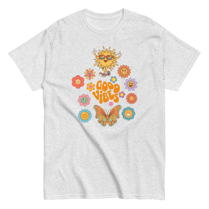 Good Vibes T-Shirt – Retro Sommer Unisex Design - SprücheKüche - Druckfrisch & frech