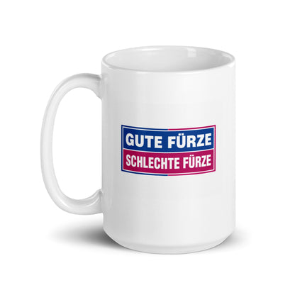 Gute Fürze, schlechte Fürze - Lustige Tasse - SprücheKüche - Druckfrisch & frech
