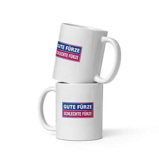 Gute Fürze, schlechte Fürze - Lustige Tasse - SprücheKüche - Druckfrisch & frech