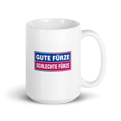 Gute Fürze, schlechte Fürze - Lustige Tasse - SprücheKüche - Druckfrisch & frech