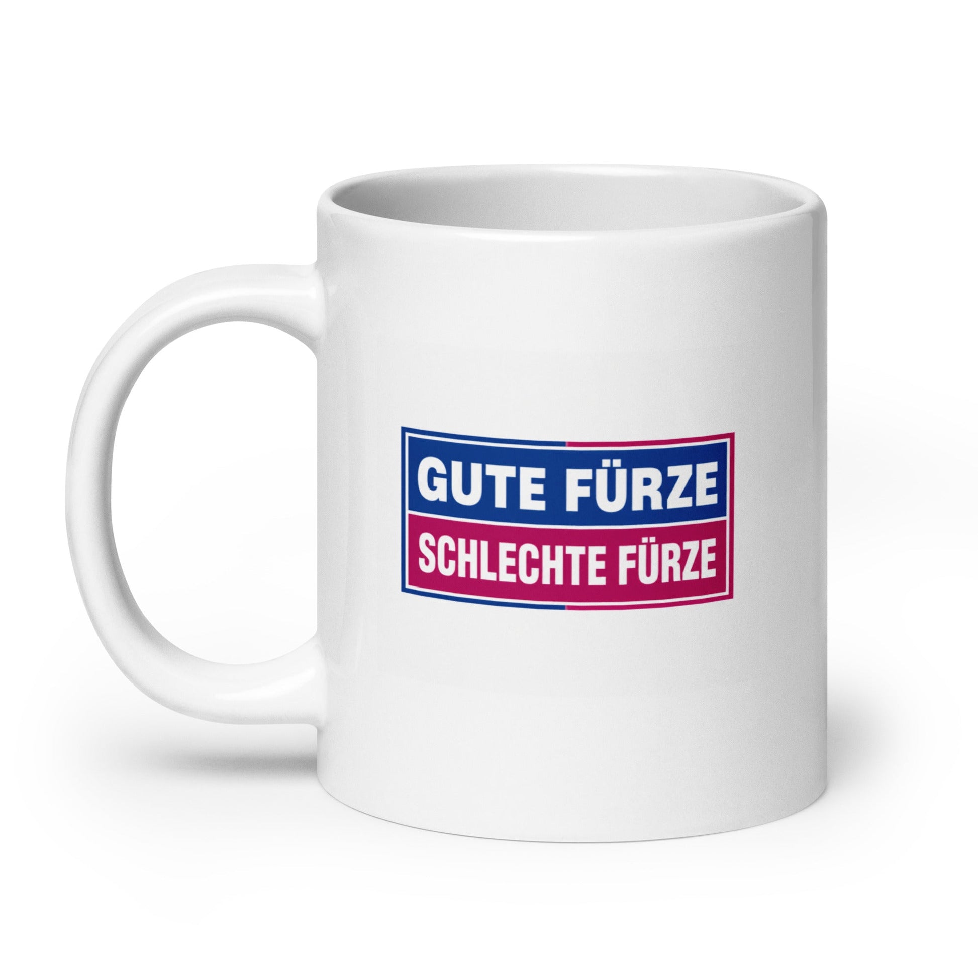 Gute Fürze, schlechte Fürze - Lustige Tasse - SprücheKüche - Druckfrisch & frech