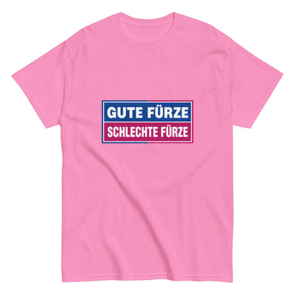Gute Fürze / Schlechte Fürze - Lustiges Unisex T-Shirt - SprücheKüche - Druckfrisch & frech