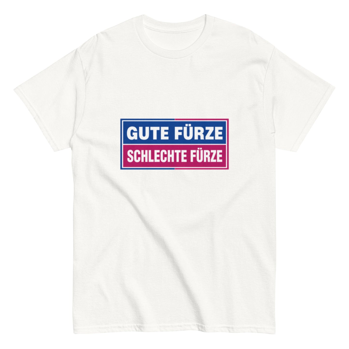 Gute Fürze / Schlechte Fürze - Lustiges Unisex T-Shirt - SprücheKüche - Druckfrisch & frech