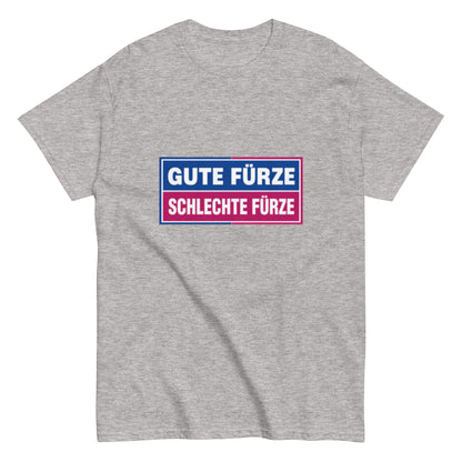 Gute Fürze / Schlechte Fürze - Lustiges Unisex T-Shirt - SprücheKüche - Druckfrisch & frech