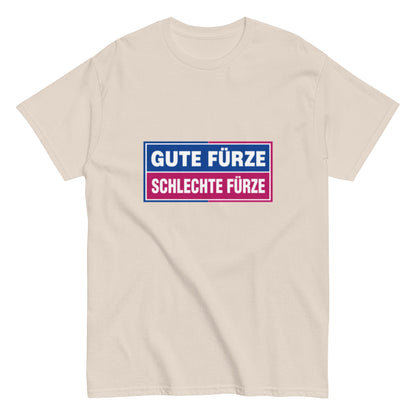 Gute Fürze / Schlechte Fürze - Lustiges Unisex T-Shirt - SprücheKüche - Druckfrisch & frech
