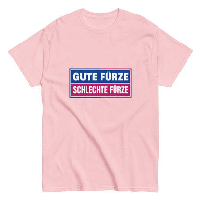 Gute Fürze / Schlechte Fürze - Lustiges Unisex T-Shirt - SprücheKüche - Druckfrisch & frech