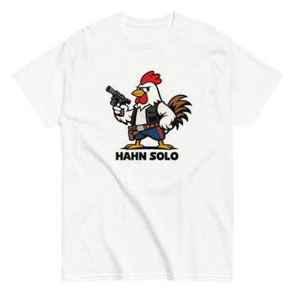 Hahn Solo Witziges Tiermotiv - Lustiges Unisex T-Shirt - SprücheKüche - Druckfrisch & frech