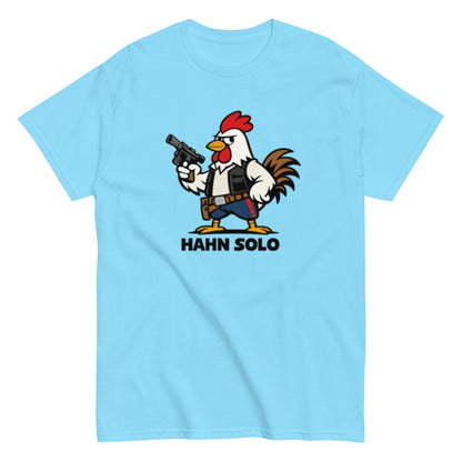 Hahn Solo Witziges Tiermotiv - Lustiges Unisex T-Shirt - SprücheKüche - Druckfrisch & frech