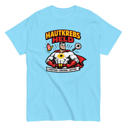 HAUTKREBS HELD - Statement Herren T-Shirt - SprücheKüche - Druckfrisch & frech