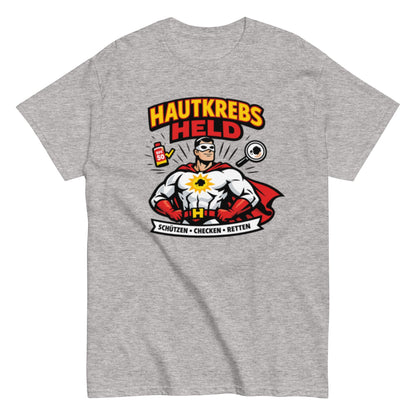 HAUTKREBS HELD - Statement Herren T-Shirt - SprücheKüche - Druckfrisch & frech