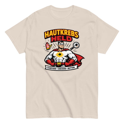 HAUTKREBS HELD - Statement Herren T-Shirt - SprücheKüche - Druckfrisch & frech