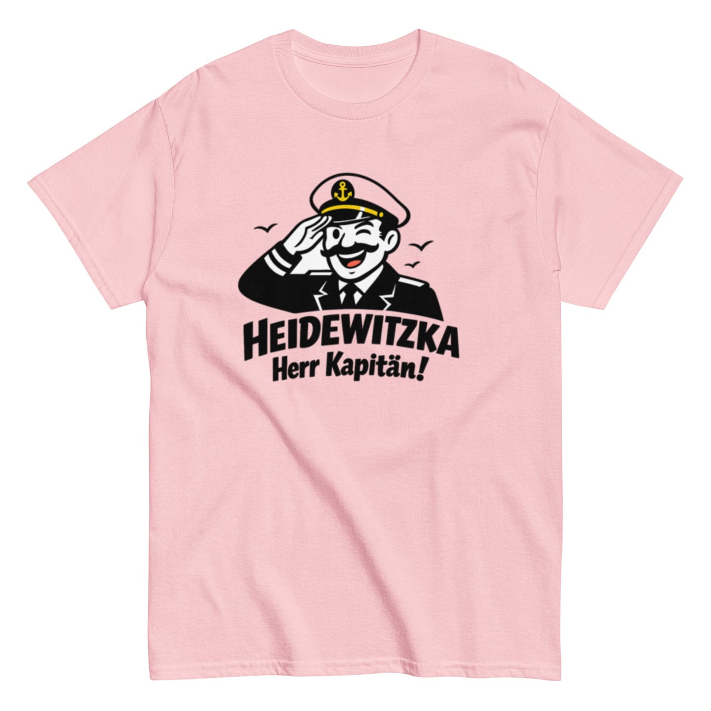 Heidewitzka Herr Kapitän - Lustiges Herren T-Shirt - SprücheKüche - Druckfrisch & frech