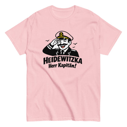 Heidewitzka Herr Kapitän - Lustiges Herren T-Shirt - SprücheKüche - Druckfrisch & frech