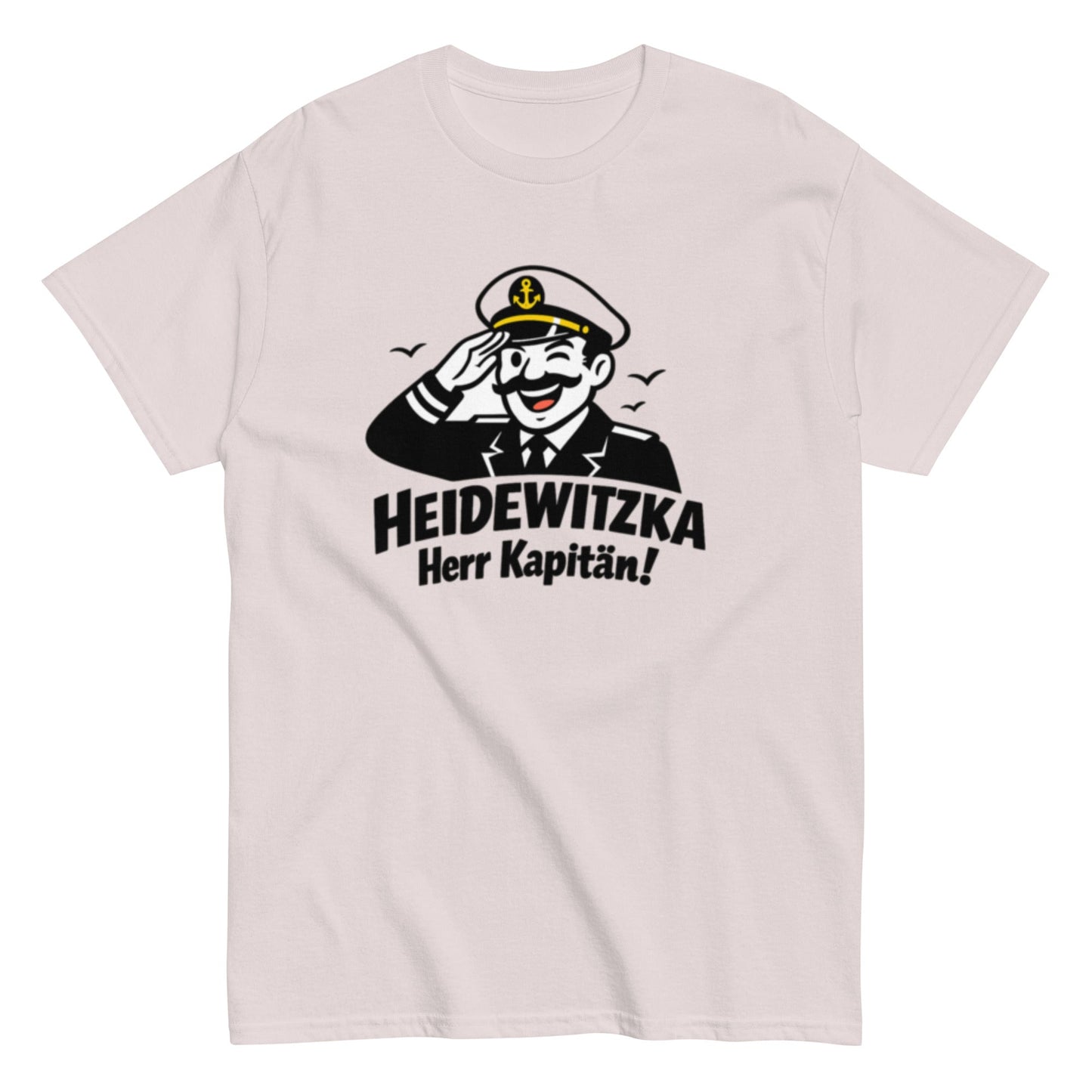 Heidewitzka Herr Kapitän - Lustiges Herren T-Shirt - SprücheKüche - Druckfrisch & frech