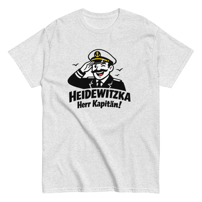 Heidewitzka Herr Kapitän - Lustiges Herren T-Shirt - SprücheKüche - Druckfrisch & frech