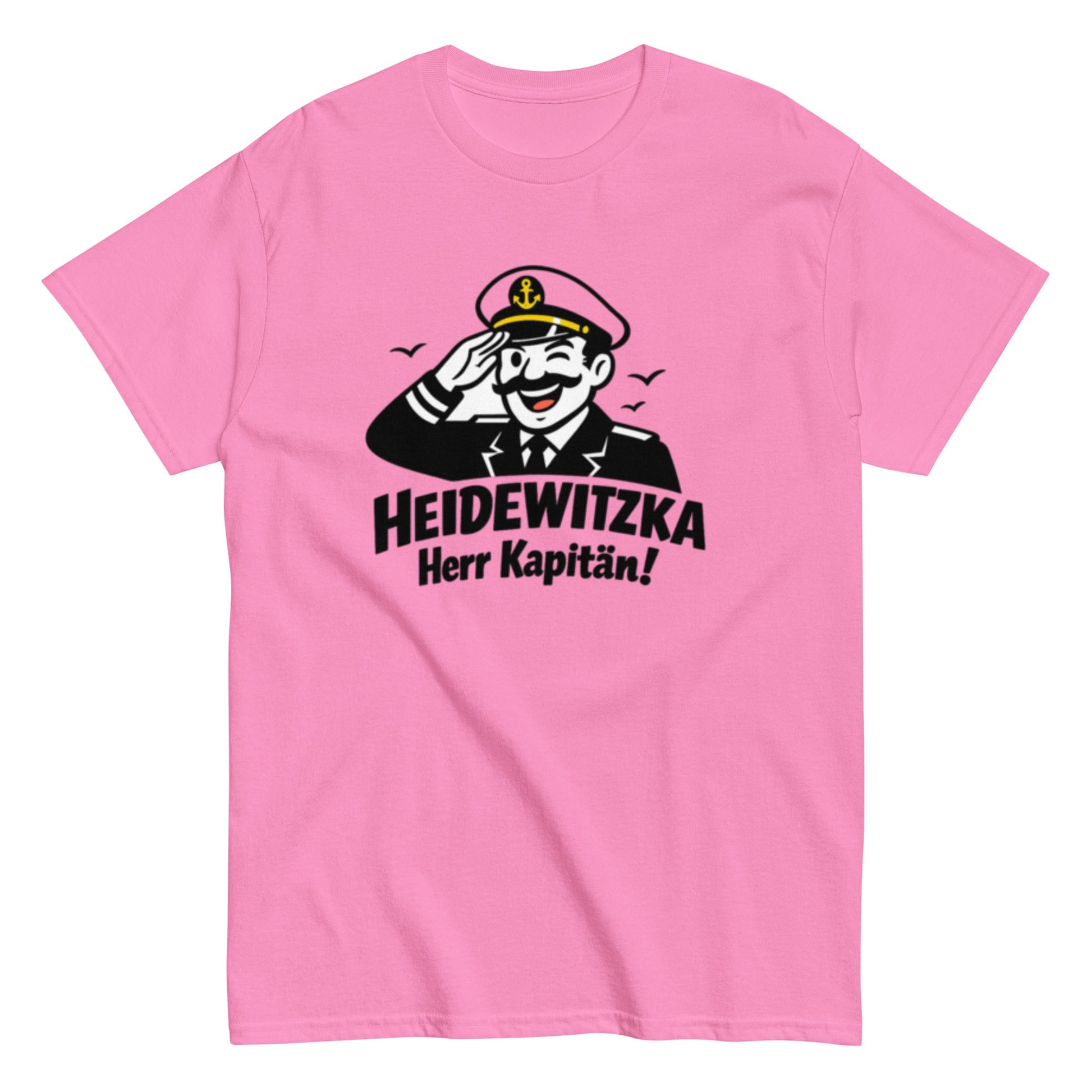 Heidewitzka Herr Kapitän - Lustiges Herren T-Shirt - SprücheKüche - Druckfrisch & frech