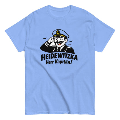 Heidewitzka Herr Kapitän - Lustiges Herren T-Shirt - SprücheKüche - Druckfrisch & frech