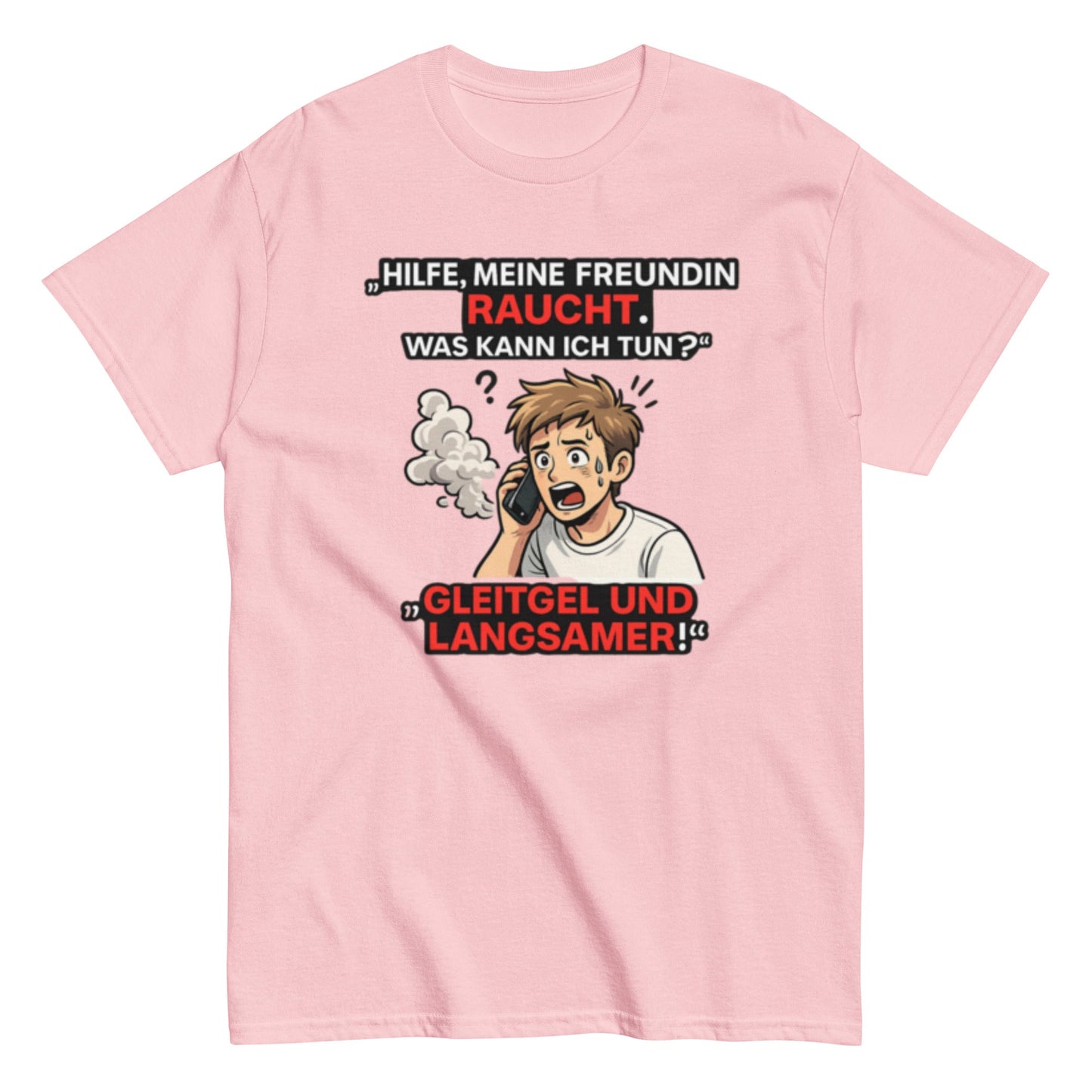HILFE MEINE FREUNDIN BRENNT - Lustiges Herren T-Shirt - SprücheKüche - Druckfrisch & frech