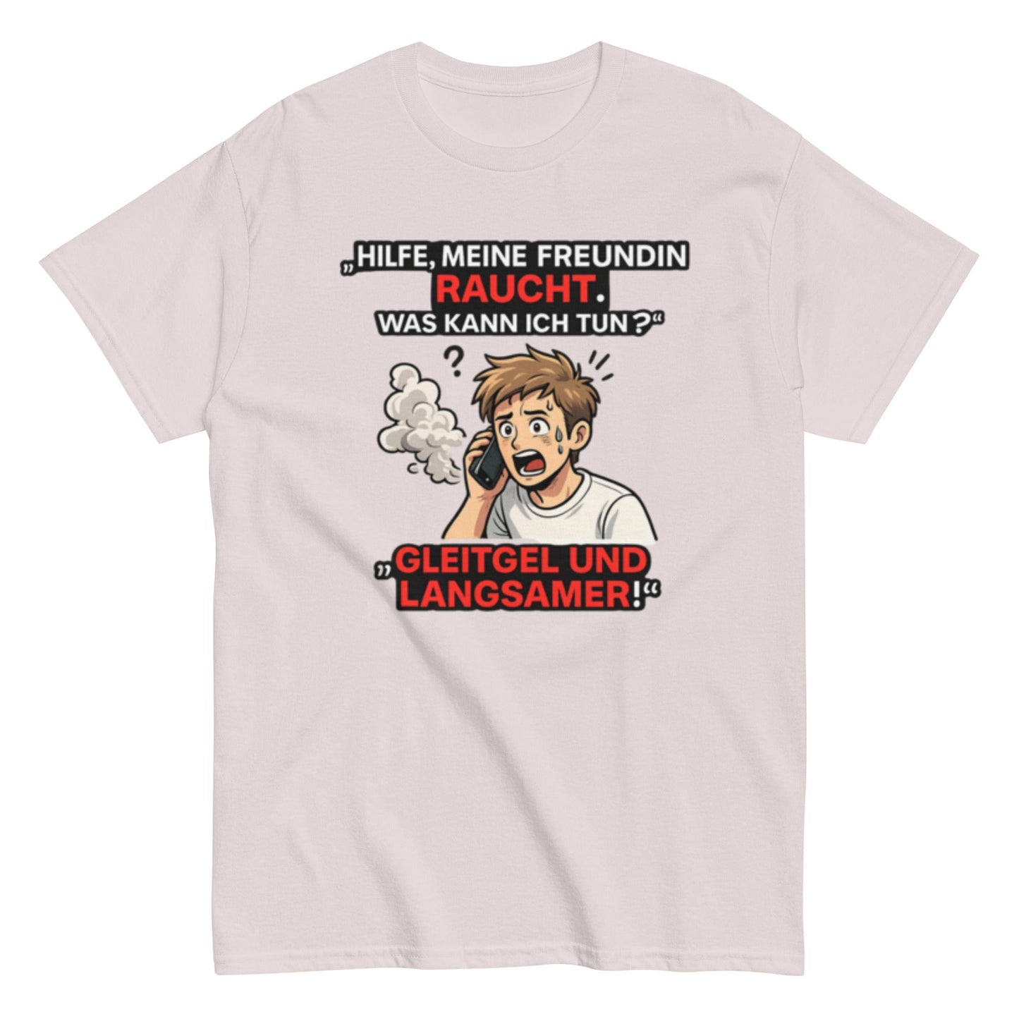 HILFE MEINE FREUNDIN BRENNT - Lustiges Herren T-Shirt - SprücheKüche - Druckfrisch & frech
