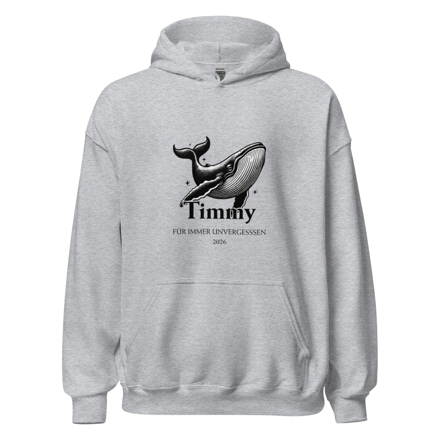 Hoodie Unisex Design „Timmy – Für immer unvergessen 2026“ - SprücheKüche - Druckfrisch & frech
