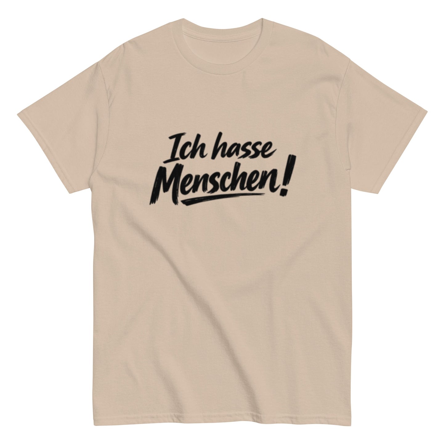 Ich hasse Menschen! - Lustiges Unisex T-Shirt - SprücheKüche - Druckfrisch & frech