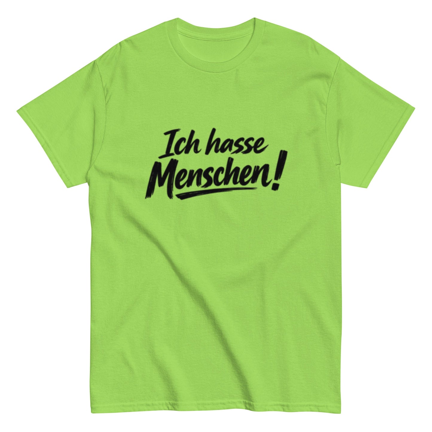 Ich hasse Menschen! - Lustiges Unisex T-Shirt - SprücheKüche - Druckfrisch & frech