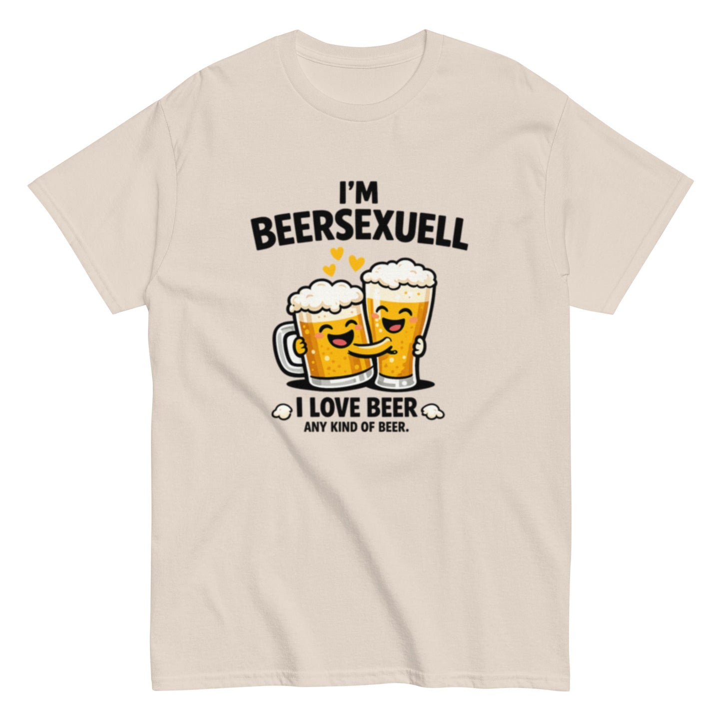 I'm Beersexuell Humorvoll - Lustiges Unisex T-Shirt - SprücheKüche - Druckfrisch & frech