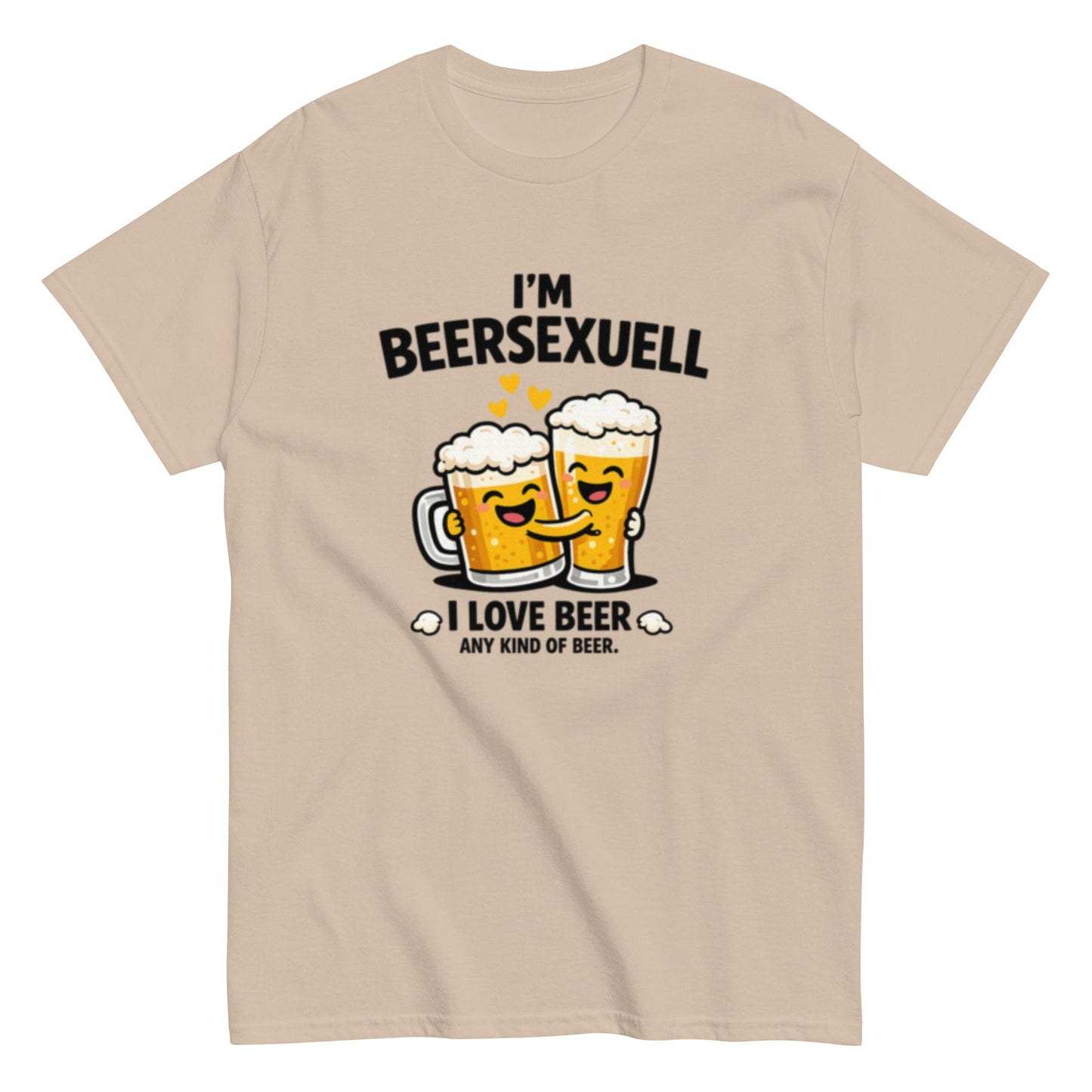 I'm Beersexuell Humorvoll - Lustiges Unisex T-Shirt - SprücheKüche - Druckfrisch & frech