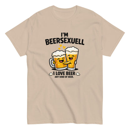 I'm Beersexuell Humorvoll - Lustiges Unisex T-Shirt - SprücheKüche - Druckfrisch & frech