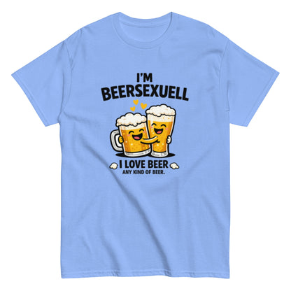 I'm Beersexuell Humorvoll - Lustiges Unisex T-Shirt - SprücheKüche - Druckfrisch & frech