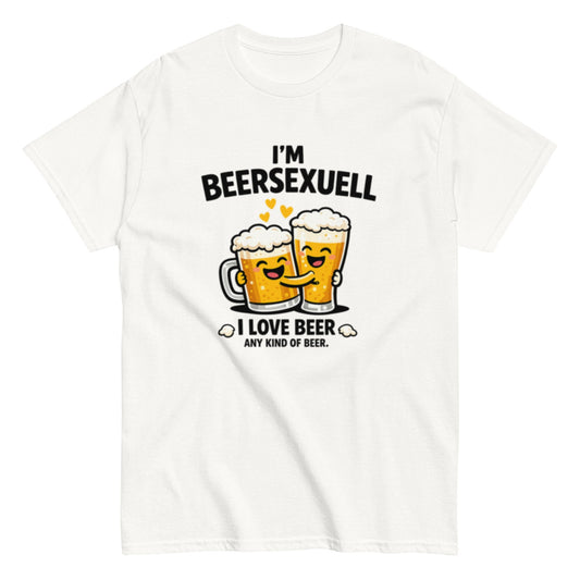 I'm Beersexuell Humorvoll - Lustiges Unisex T-Shirt - SprücheKüche - Druckfrisch & frech