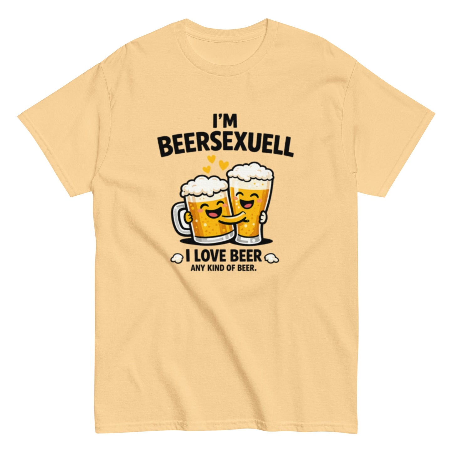 I'm Beersexuell Humorvoll - Lustiges Unisex T-Shirt - SprücheKüche - Druckfrisch & frech