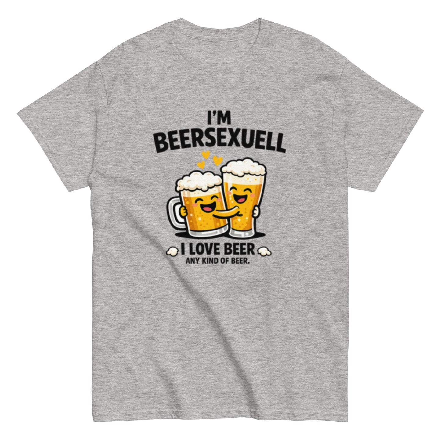 I'm Beersexuell Humorvoll - Lustiges Unisex T-Shirt - SprücheKüche - Druckfrisch & frech