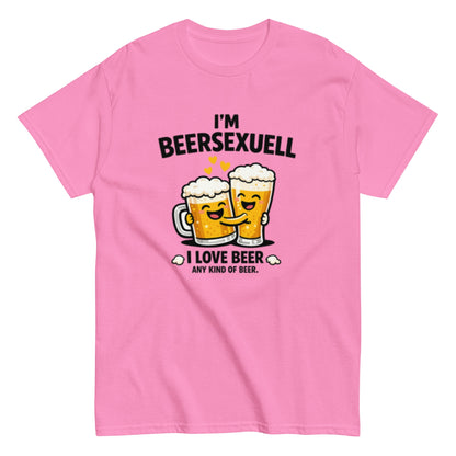I'm Beersexuell Humorvoll - Lustiges Unisex T-Shirt - SprücheKüche - Druckfrisch & frech