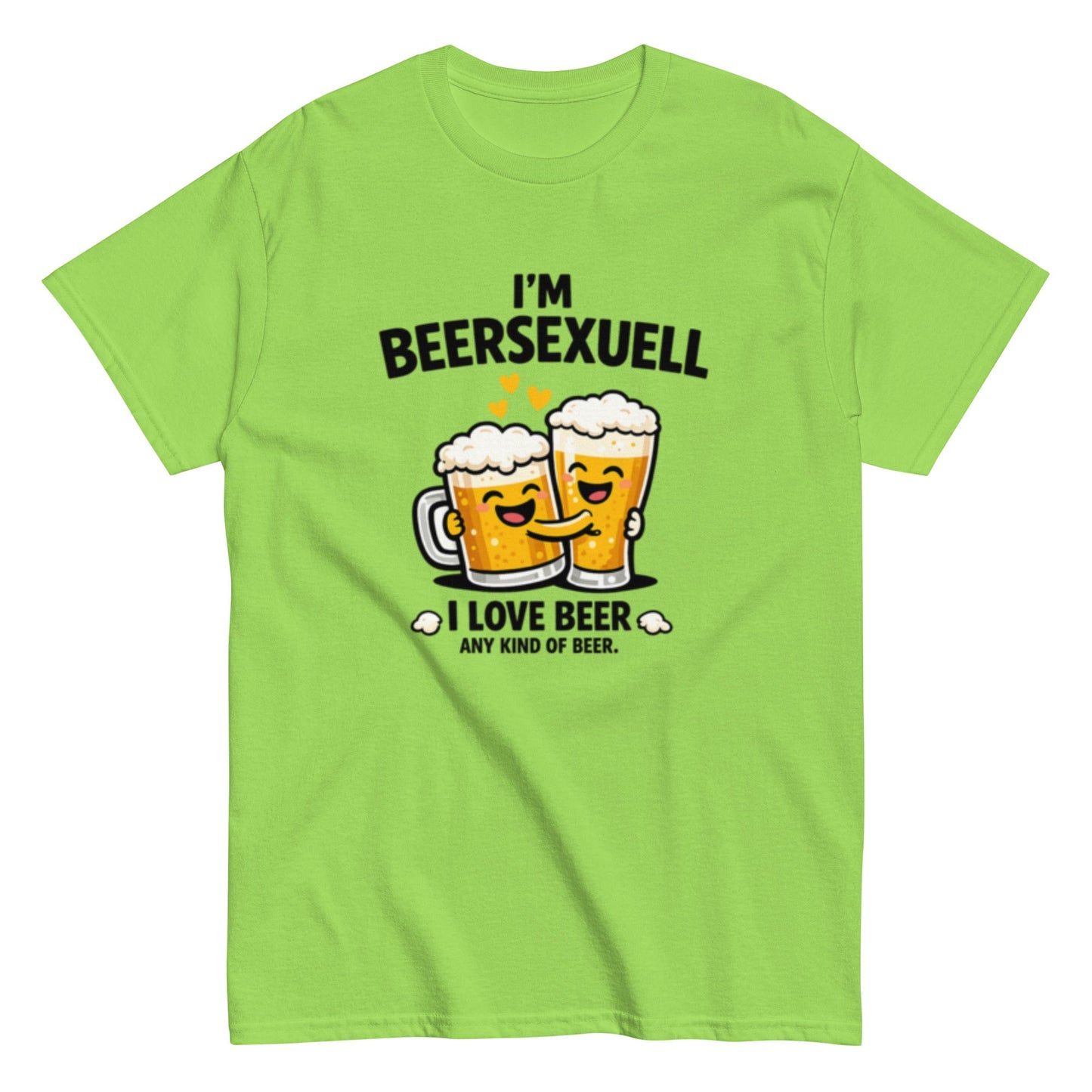 I'm Beersexuell Humorvoll - Lustiges Unisex T-Shirt - SprücheKüche - Druckfrisch & frech