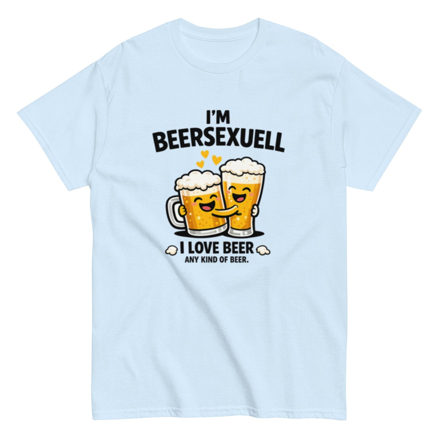I'm Beersexuell Humorvoll - Lustiges Unisex T-Shirt - SprücheKüche - Druckfrisch & frech