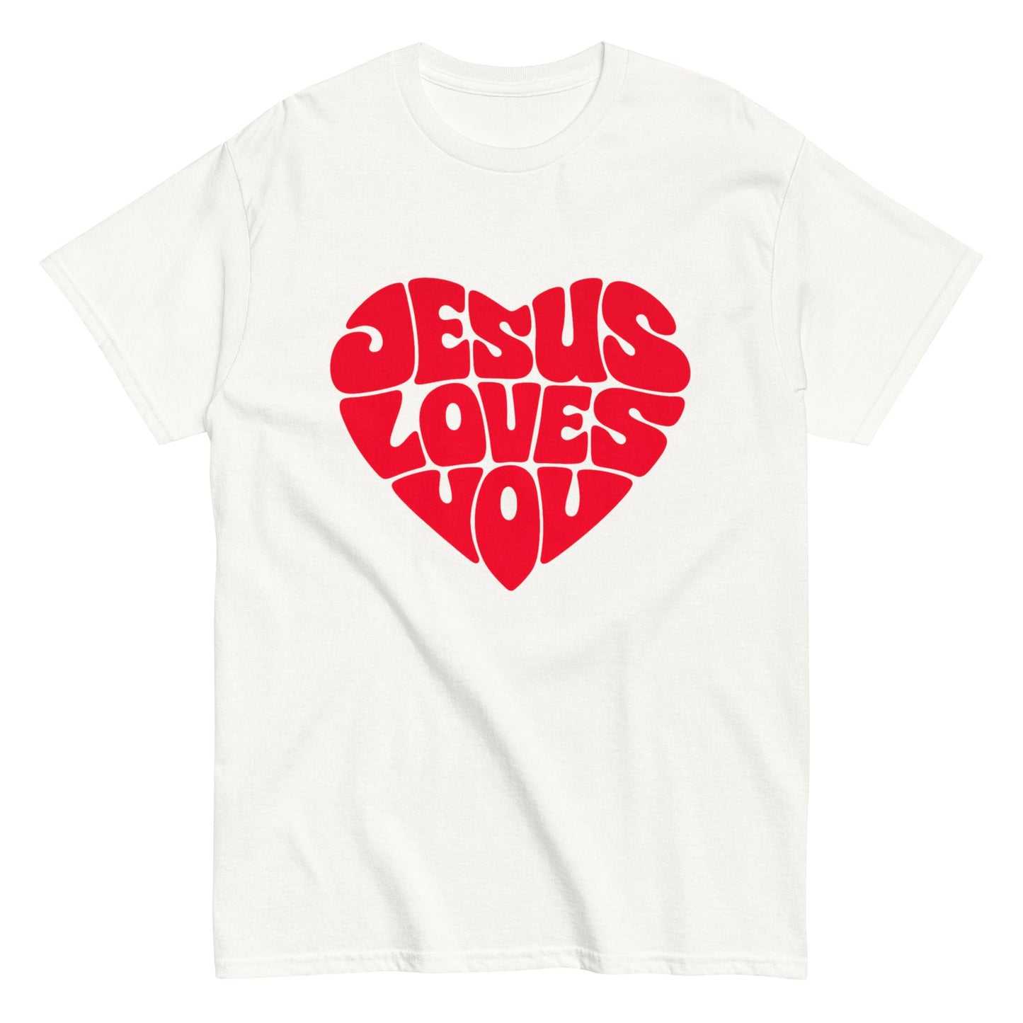 Jesus loves you - Statement Unisex Shirt - SprücheKüche - Druckfrisch & frech