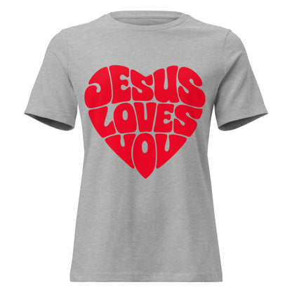 JESUS LOVES YOU - Statement Frauen T-Shirt