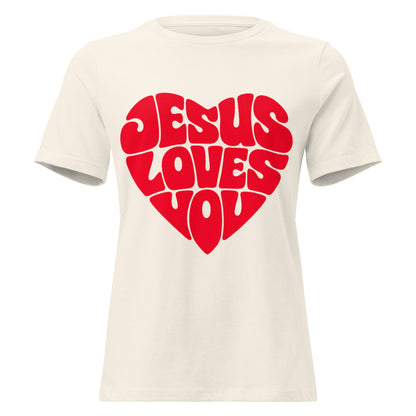 JESUS LOVES YOU - Statement Frauen T-Shirt