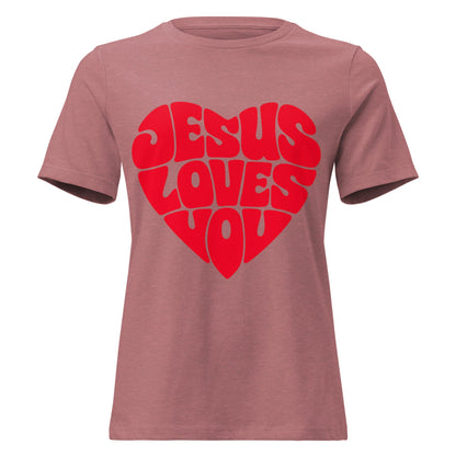 JESUS LOVES YOU - Statement Frauen T-Shirt