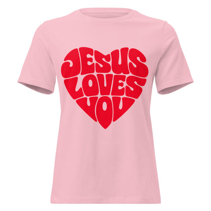 JESUS LOVES YOU - Statement Frauen T-Shirt