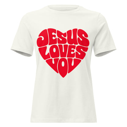 JESUS LOVES YOU - Statement Frauen T-Shirt