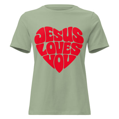 JESUS LOVES YOU - Statement Frauen T-Shirt