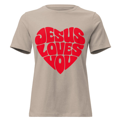 JESUS LOVES YOU - Statement Frauen T-Shirt