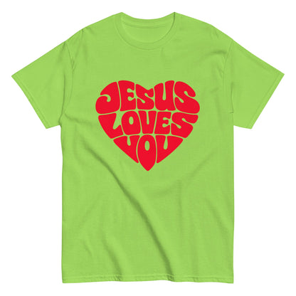 JESUS LOVES YOU - Statement Herren T-Shirt