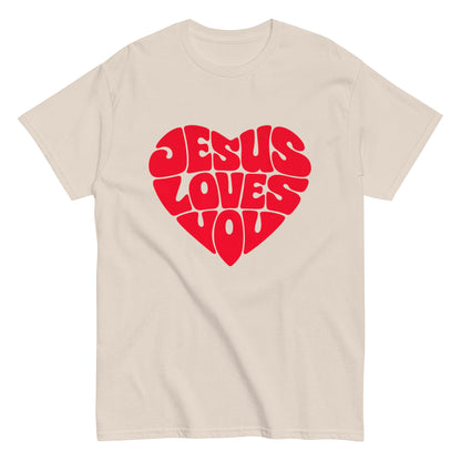 JESUS LOVES YOU - Statement Herren T-Shirt